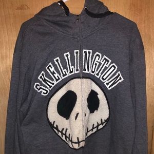 Jack Skellington Zip Up Hoodie